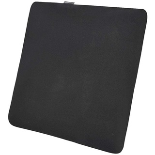 Amazon Basics Quadratisch Sitzkissen aus Memoryschaum, 38 x 38 cm, Schwarz