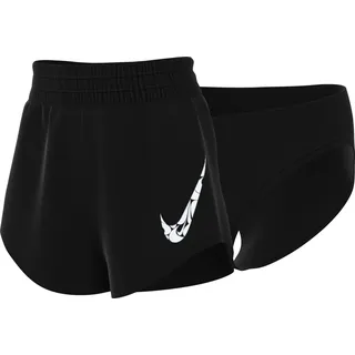 Nike One Swsh Sportshorts Schwarz/Weiß M