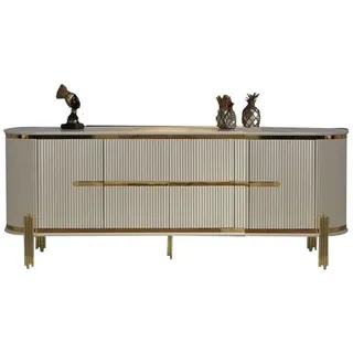 JVmoebel Sideboard Moderne Holzkommode in Weiß für stilvolle Wohnräume (1 St., 1x nur Sideboard ohne Spiegel), Made in Europa weiß
