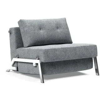 Innovation Living Schlafsessel Cubed Polyester 95 x 79 x 103 cm Grau mit Kissen