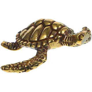 Messing Feng Shui Statue Schildkröte Statue Reichtum Figur Gold Schreibtisch Home Indoor Outdoor Dekorative Sammler Briefbeschwerer Feng Shui Deko Turtles Figuren