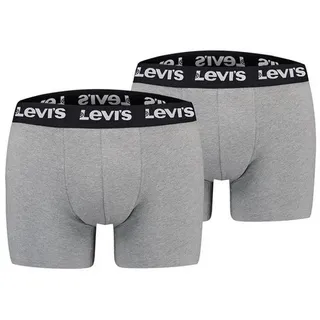 Levi's Repeat Logo Boxershorts grau L 2er Pack