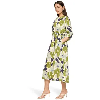 Cartoon Sommerkleid Weiß/Mint 44