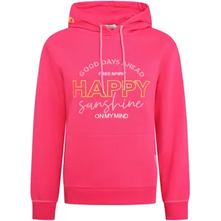Sweatshirt ZWILLINGSHERZ Gr. SM, pink (fu x ia) Damen Sweatshirts mit Kapuze