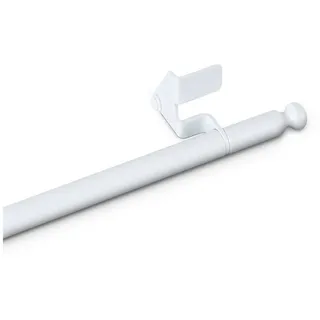 BestLivings Klemmstange 1-läufig Ø 10 mm 30 - 40 cm Weiß