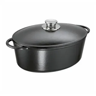 SCHULTE-UFER Bräter Rustika 7 L, Gusseisen schwarz