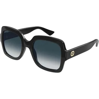 GUCCI GG1337S Sunglasses, Black-Black-Grey, 54
