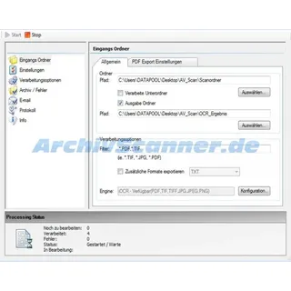 PDF Volltext Tool zum Erstellen von durchsuchbaren PDF-Dateien