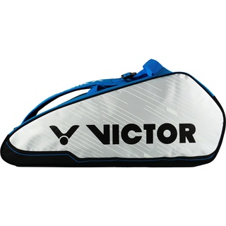 VICTOR Schlägertasche Doublethermobag Badminton Tennis Squash Tasche, Blau/Weiß