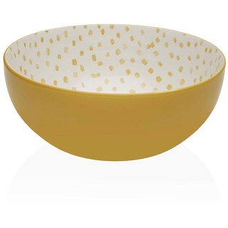 Versa Salatschüssel Gelb 22,5 x 9 x 22,5 cm Keramik Porzellan