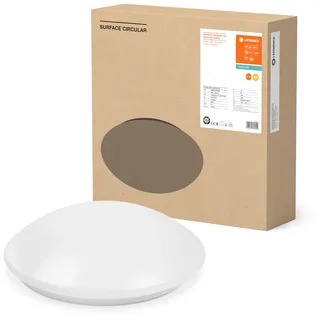 LEDVANCE Außenwandleuchte Kunststoff, Metall, Stahl 12 cm inkl. Bewegungsmelder weiß