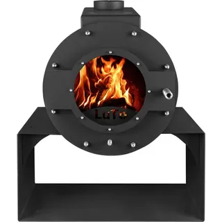 Kaminofen Kanuk® LuTo VIII - Schwarz