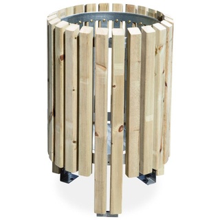 PLAYPARC® Abfallbehälter Holz - Natur