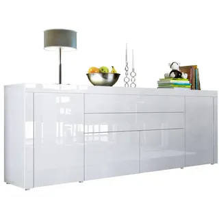 Vladon La Paz 200 x 72 x 35 cm Weiß