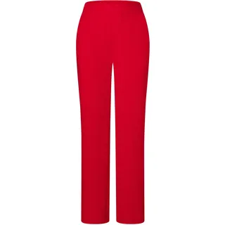 Bootcuthose MAC "CHIARA" Gr. 42, Länge 30, rot (ruby red) Damen Hosen Ausgestellte Bootcut-Form in figurbetonter Form
