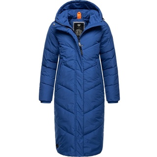 Ragwear Wintermantel Suminka Wasserdichter Damen Winter Steppmantel blau XS (34)