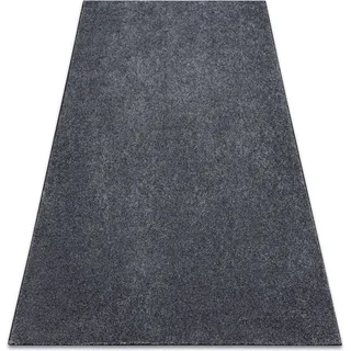 Teppich Teppichboden San Miguel Grau 97 Eben, Glatt, Einfarbig Grey 200x400 Cm