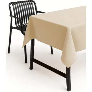 texpot Tischdecke Lotuseffekt Leinenoptik Bügelfrei Fleckschutz wasserabweißend (1-tlg) Quadratisch | 160 cm x 160 cm