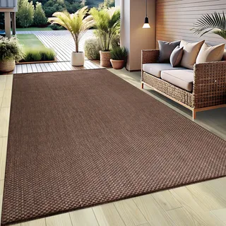 OTTO home Teppich OTTO HOME "Venedig auch als Läufer erhältlich" Gr. 2, beige (sand), B:80cm H:4mm L:150cm, Kunstfaser, Teppiche, Teppich, In- und Outdoor geeignet, Sisal-Optik, Wetterfest & UV-beständig