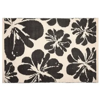 PAD Badematte PAD Fußmatte Bloom Schwarz Beige (60x90cm)