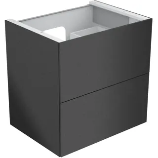 Keuco Waschtischunterschrank 2 Auszüge 70 x 70 x 53,5 cm Anthrazit