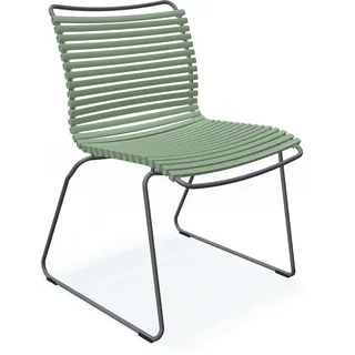 Houe Click Outdoorstuhl ohne Armlehne 58 x 60 x 45/80 cm pastellgrün