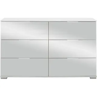 WIMEX Schubkastenkommode 130 x 83 x 41 cm Weiß