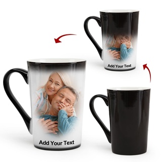 Personalisierte Tasse mit Foto und Text, kundenspezifische Kaffeetassen 12oz, kundenspezifische Hitze Farbe wechselnde Tasse ist ein lustiges Geschenk für Weihnachten, Kind, Liebhaber