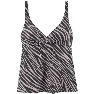 LASCANA Bügel-Tankini-Top Damen Schwarz 40 Cup E