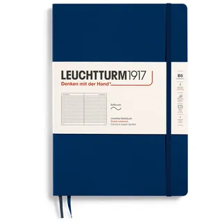 Leuchtturm1917 Notizbuch Softcover B5 Blau liniert