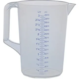 Messbecher Literbecher Maßbecher Messkanne Profiqualität 5000 ml