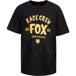 Fox Slogan T-Shirt Kinder (DE/NL/SE/PL, Numerisch, 134, Regular, Black) - 134