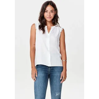 ONLY Shirttop ONLKIMMI S/L TOP WVN NOOS weiß 36 (S)