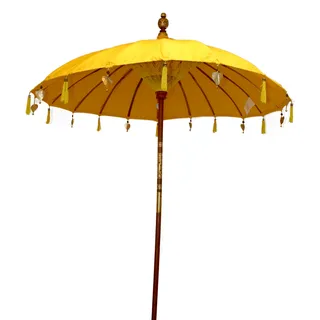 Sonnenschirm Bali D185cm H260cm gelb