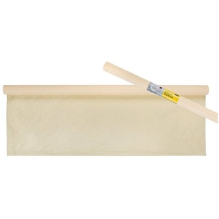 IDENA Damast Tischtuch Rolle vanille 1x10m