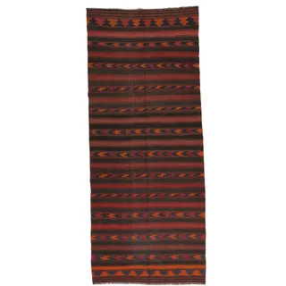 Afghan Vintage Kelim Teppich 150x365