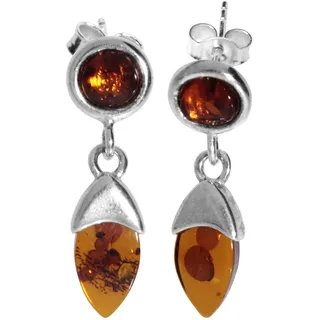 Ostsee-Schmuck Ohrhänger Talke weiß 925 26x6mm