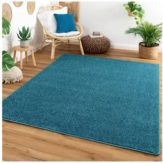 Steffensmeier Cambridge Kurzflorteppich 120 x 180 cm Blau/Türkis