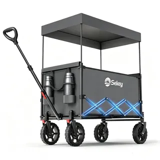 Sekey Bollerwagen faltbar grau