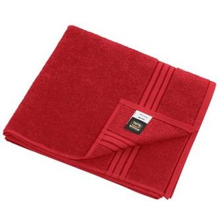 Bath Towel Badetuch in flauschiger Walkfrottier-Qualität rot, Gr. one size