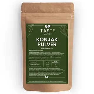 taste market Konjak Pulver Glucomannan 1 kg