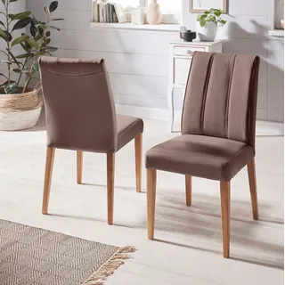 Home Affaire Esszimmerstuhl INOSIGN Leder braun 2er Set