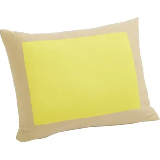 Ram Dekoratives Kissen beige-gelb