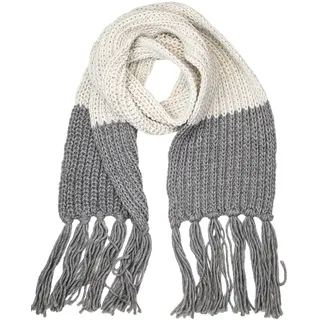Wollschal "Lisa", Damen, grau (taupe), Polyacryl, COLLEZIONE ALESSANDRO, gestreift, Basic, Modetücher, Made in Italy