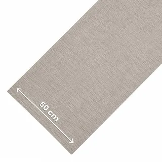 OLIVO.shop Küchenläufer, PVC, Meterware, Teppich, 50 x 240 cm, Rolle Reflex | Teppichrollen in Rattan-Optik, Mehrzweckläufer, Küche, Schublade, Regal, Platzdeckchen, rutschfest, beige