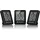 3er Set schwarz