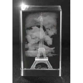 VIP-LASER XL 3D Glaskristall Eiffelturm von Paris