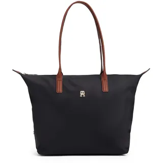 Tommy Hilfiger Popette Tote Shopper Leder Black