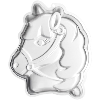 UptVin Pferd Kuchenform - Robuste 3D Backform Pferdekopf Kuchenform für Kindergeburtstage und Besondere Anlässe