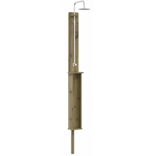 vidaXL Gartendusche Braun 246 cm